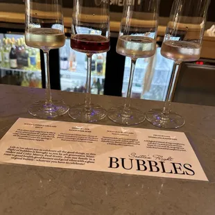 Bubbly flight
