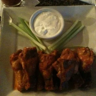 Yummy hot wings!