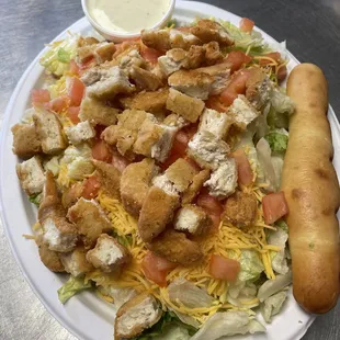 Crispy chicken salad