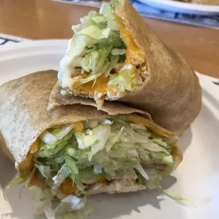 Grilled chicken wrap