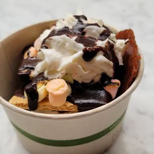 Smores with berries. $11