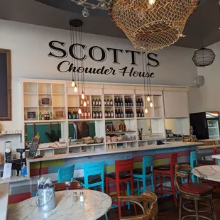 Counter seating and cashier station, 4/12/24