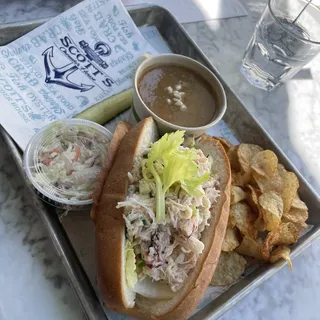 Original Scott's Crab Roll Sandwich