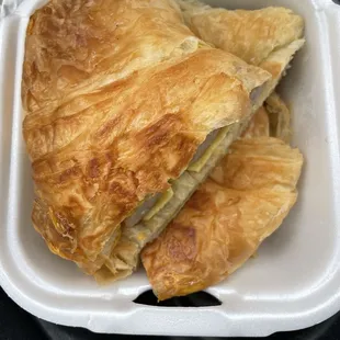 Breakfast sandwich with sausage