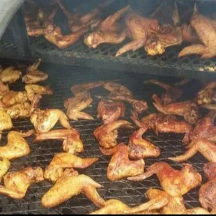 chicken on a grill