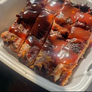 bbq ribs, food, ribs