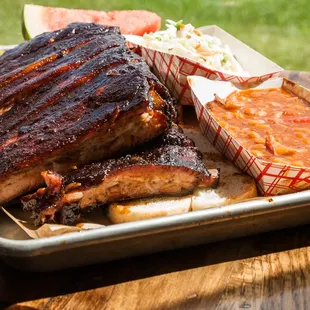bbq ribs, ribs, food