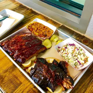 ribs, bbq ribs, food