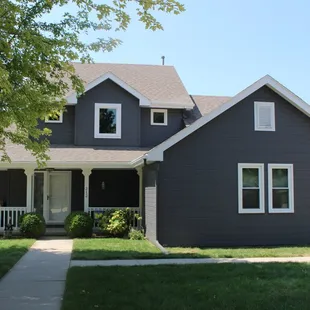 Looking for Omaha Painters Near Me?  Body Color- SW 7674 Peppercorn Gray Trim: White