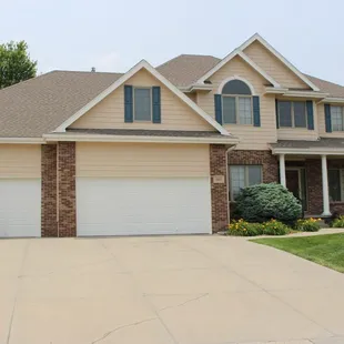 Add a pop of color to your house with painted shutters and a fresh coat of paint. Contact us 402-894-9001
Scott's Painting &amp; Staining, Inc.