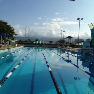 Great water aerobics class today.