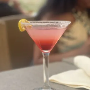 Pomegranate Lemon Drop