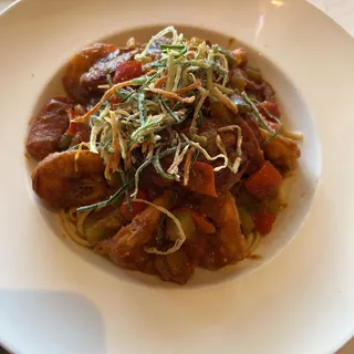 Pacific Prawns & Bay Shrimp Pasta