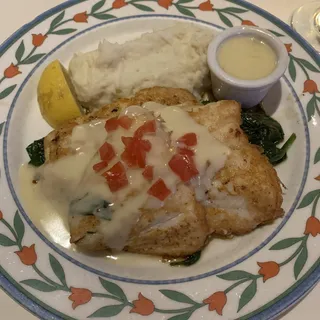 Grilled Petrale Sole Dore