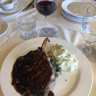 Char-broiled Double Cut Pork Chop