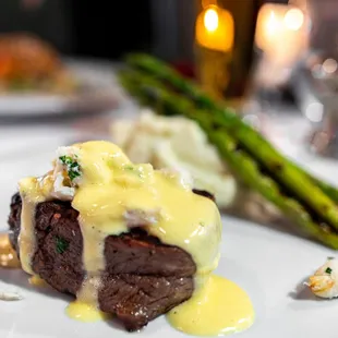 St Valentine's Day Four-Course Menu: Filet Mignon á la Oscar