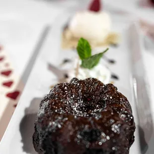 St Valentine's Day Four-Course Menu: Molten Chocolate Cake