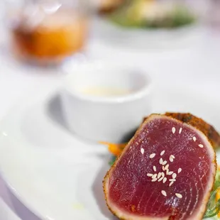 St Valentine's Day Four-Course Menu: Seared Blackened Ahi Tuna