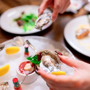 oysters and mussels, food