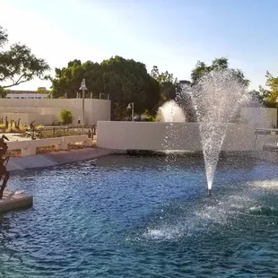 Some of the original lake remains