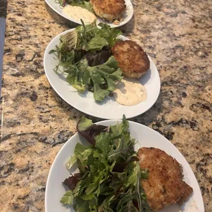 Great crab cakes!