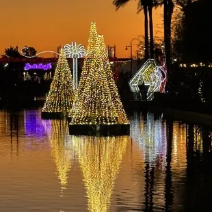 Lights in the canal