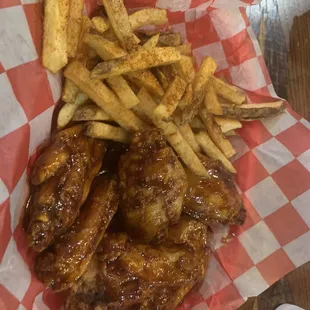 Korean BBQ Wings Meal