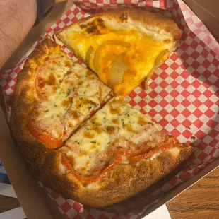 a slice of cheese pizza