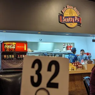 a woman sitting at a table