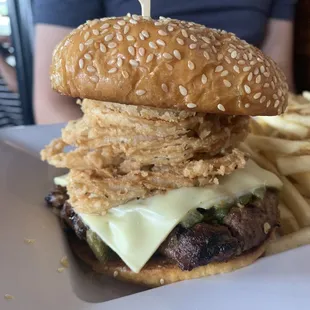 Green Chile Burger Hatch Green Chile