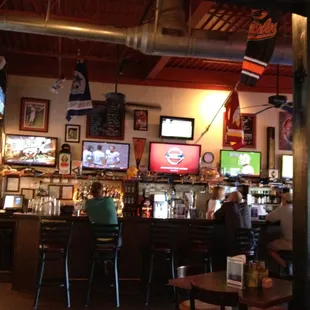 people sitting at the bar