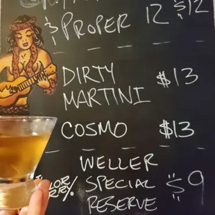 Dirty martini!