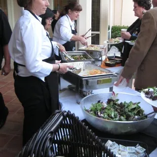 Wedding Buffet line