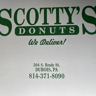 the front of the box