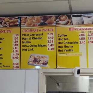 Menu as of 11/30/2024