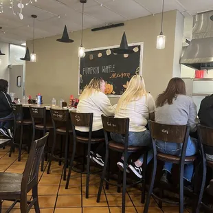 people sitting at a table