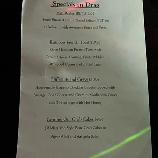 Drag Menu