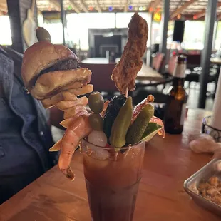 The loaded Bloody Mary!!