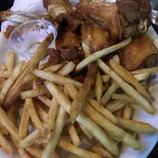 Chicken wings &amp; Chicken Wings and Fries