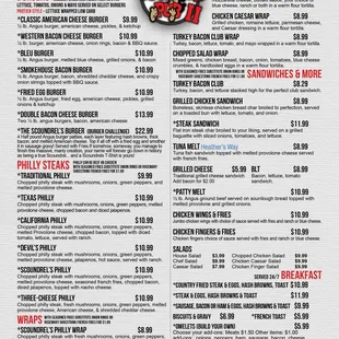 Menu as of 6/12/18