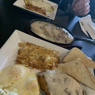 Country Fried Steak & Eggs