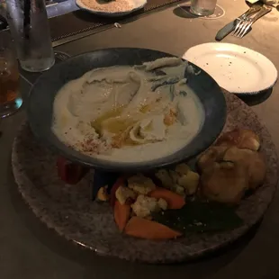 Hummus dish was good. Very big portion.