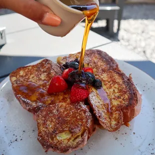 Triple Berry Jam French Toast @tiffhuangry