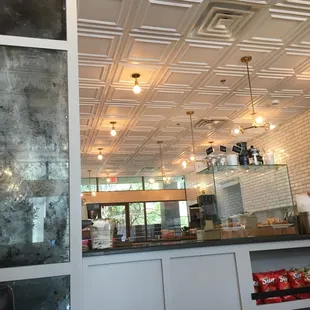 the interior of a restaurant