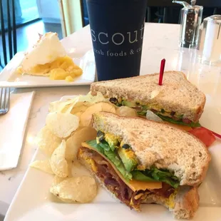 Just devoured this Build Your Own Sandwich masterpiece at Scout! It was amazing!