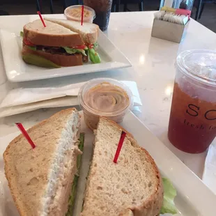 sandwiches, food