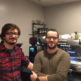 Baristas extraordinaire!