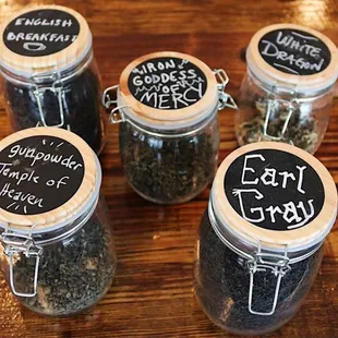 Loose leaf teas