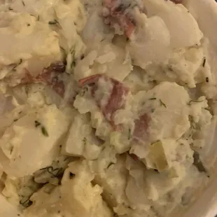 Piotato salad - fresh with dill and not overly salty like most potato salad. But it wasn't my favorite side.