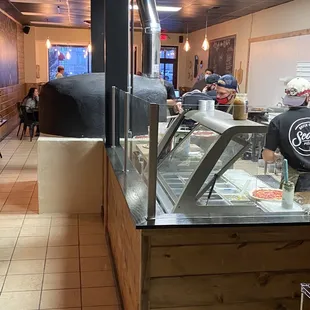 Kitchen and the Woodfire oven